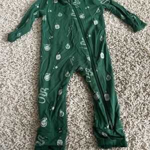 Kyte Slytherin Zipper Romper